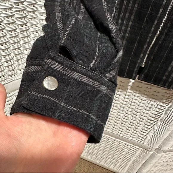Theory Reversible Zip Shirt Jacket M